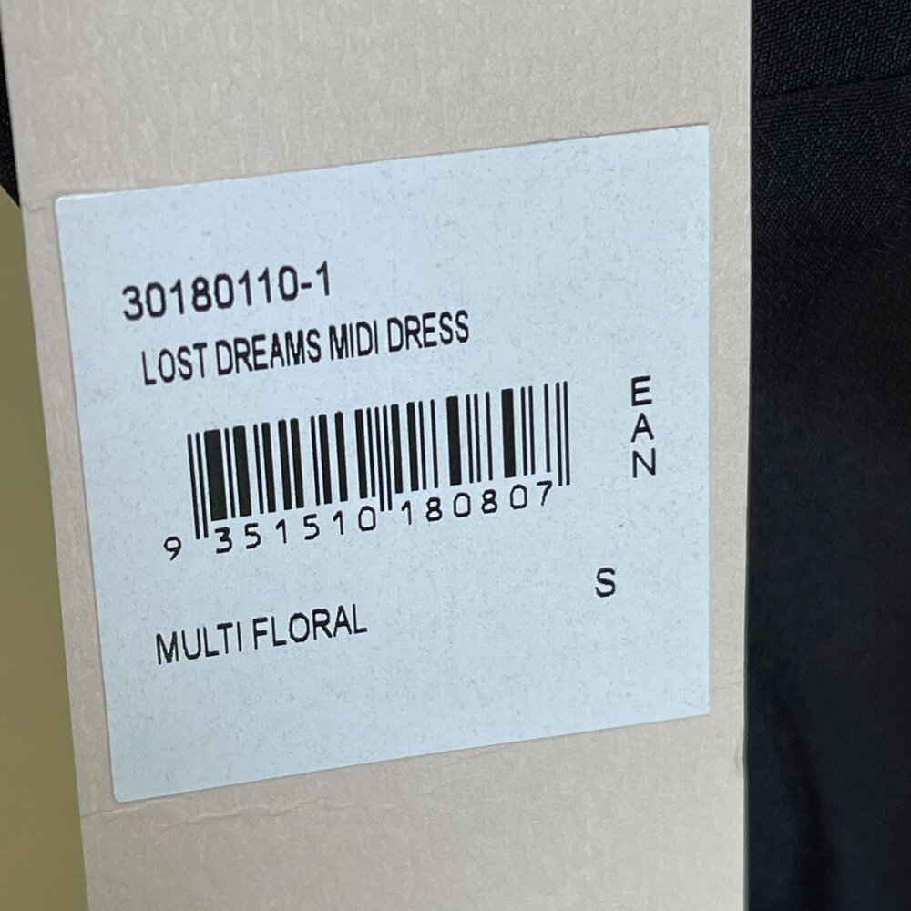 NWT Keepsake Label Lost Dreams Bodycon Midi Strapless Flounce Hem Dress XS Small - Picture 10 of 12